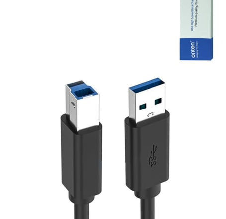 Onten USB A to Printer Cable (1.8m)