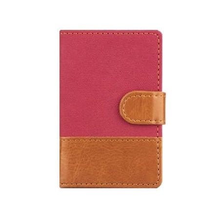 Universal Back Phone Wallet Card Slot Leather (PINK) (Only Ground Shipping)