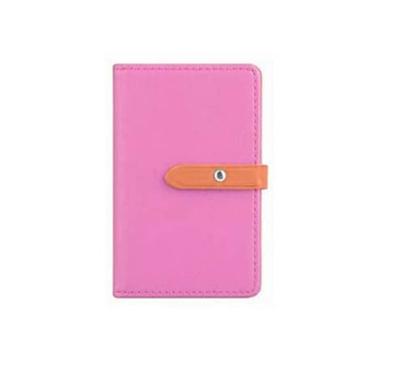 Universal Back Phone Leather Wallet Cash ID Credit Card Slot (PINK) (Only Ground Shipping)