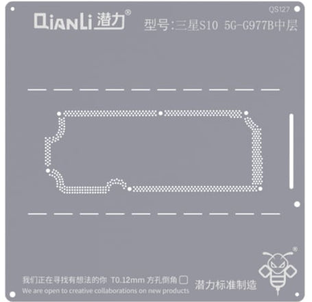 QianLi Bumblebee QS127 Middle Layer Stencil for Galaxy S10 5G (International)