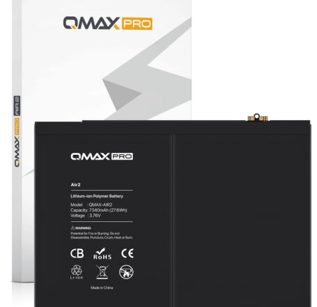 QMAX Replacement Battery for iPad Air 2