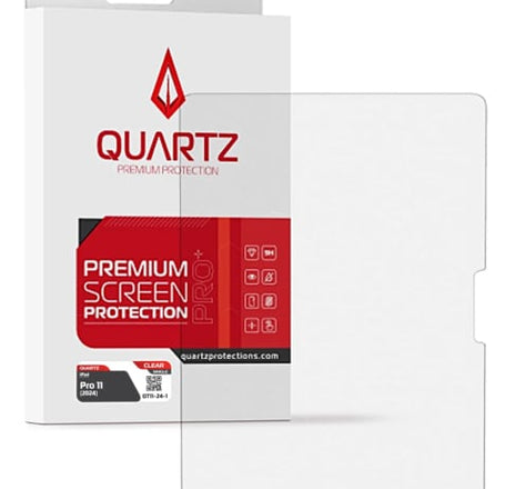 QUARTZ Clear Tempered Glass for iPad Pro 11 (2024) (Single Pack)