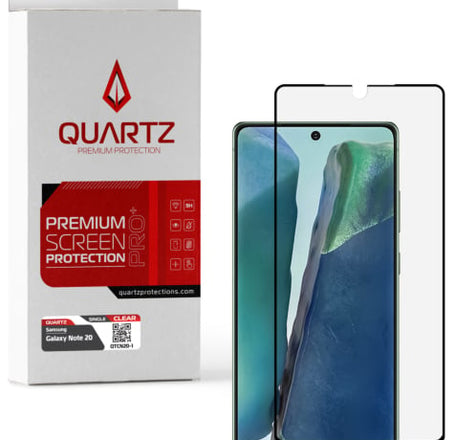 QUARTZ Clear Tempered Glass for Galaxy Note 20 (Single Pack)