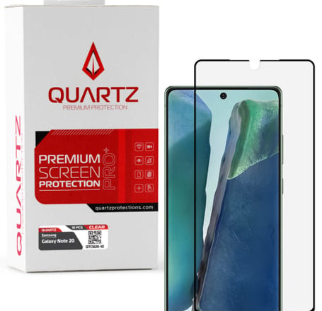 QUARTZ Clear Tempered Glass for Galaxy Note 20 (Pack of 10)