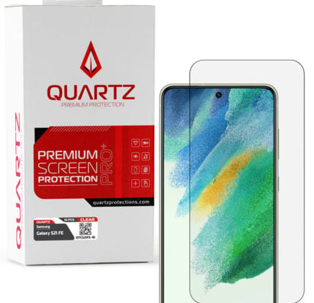 QUARTZ Clear Tempered Glass for Galaxy S21 FE (Pack of 10)