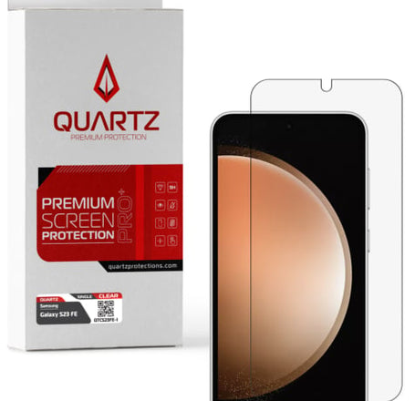 QUARTZ Clear Tempered Glass for Galaxy S23 FE (Single Pack)