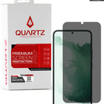 QUARTZ Privacy Tempered Glass for Galaxy S22 Plus (Pack of 10)