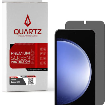 QUARTZ Privacy Tempered Glass for Galaxy S24 / S25 (Single Pack)