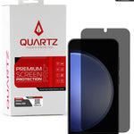 QUARTZ Privacy Tempered Glass for Galaxy S24 / S25 (Pack of 10)