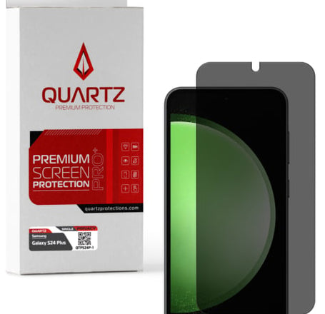 QUARTZ Privacy Tempered Glass for Galaxy S24 Plus / S25 Plus (Single Pack)