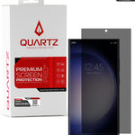 QUARTZ Privacy Tempered Glass for Galaxy S24 Ultra (Pack of 10)