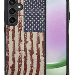 Galaxy S24FE Wireless Charging Double Injection Leather Case - USA FLAG (Only Ground Shipping)