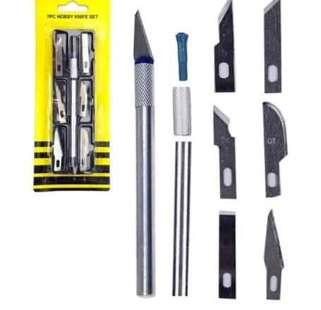 Hobby Knife DIY Multifunction Cutter Tools (7 Pcs Set )