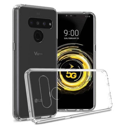 LG V50 ThinQ Hybrid Case with Air Cushion Technology -Clear (Only Ground Shipping)