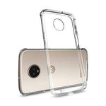 Motorola Z3 Play Hybrid Case with Air Cushion Technology -CLEAR (Only Ground Shipping)