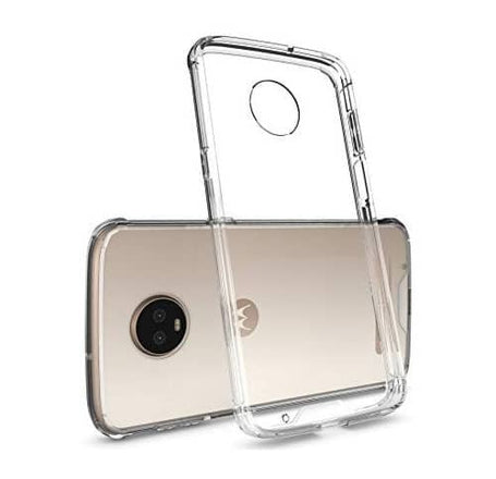 Motorola Z3 Play Hybrid Case with Air Cushion Technology -CLEAR (Only Ground Shipping)