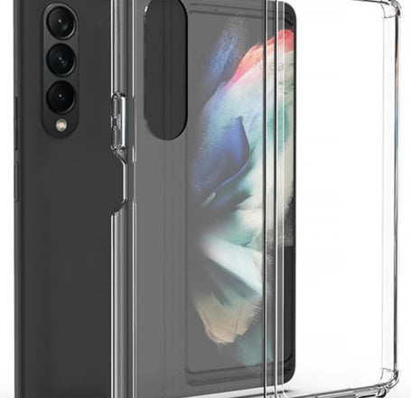 Galaxy Z Fold 3 Hybrid Case with Air Cushion Technology - CLEAR (Only Ground Shipping)