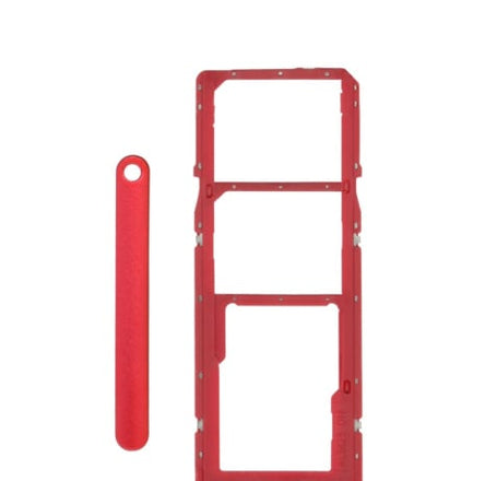 Dual Sim Card Tray for Galaxy A03S (A037F / 2021) (RED)