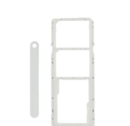 Dual Sim Card Tray for Galaxy A03S (A037F / 2021) (WHITE)