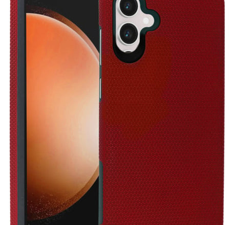 Galaxy A06 Shock Absorption Protective Dual Layer Case - RED (Only Ground Shipping)