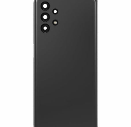 Back Glass for Galaxy A13 (A135 / 2022)  (NO LOGO) (BLACK)