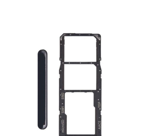 Dual Sim Card Tray for Galaxy A13 (A135 / 2022) (BLACK)