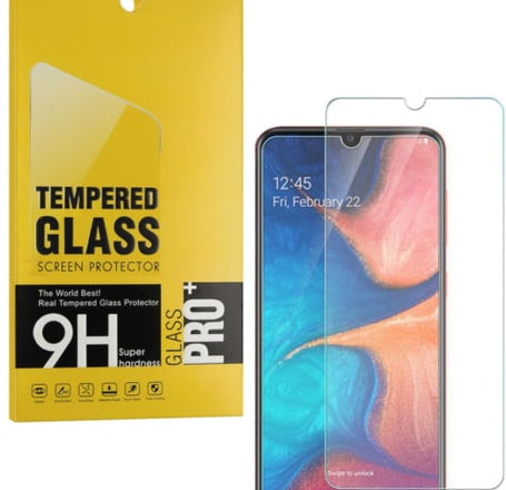 Clear Tempered Glass for Galaxy A20 (A205) (Case Friendly / 2.5D / 1 Piece)