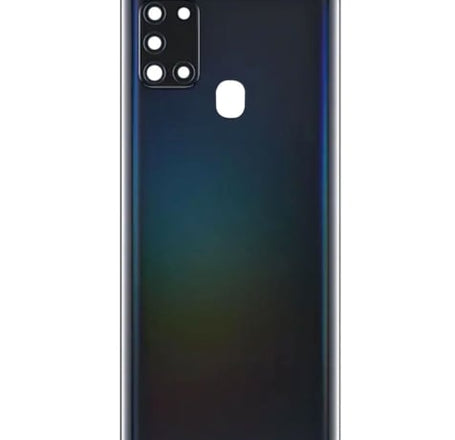 Back Glass for Galaxy A21s (A217 / 2020) (NO LOGO) (BLACK)