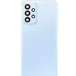 Back Glass with Camera Lens and Adhesive for Galaxy A23 5G (A236 / 2022) (NO LOGO) (BLUE)