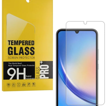 Clear Tempered Glass for Galaxy A34 (A346 / 2023) (2.5D / 1 Piece)