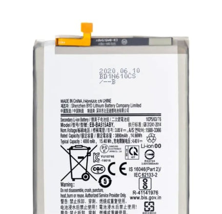 Replacement Battery for Galaxy A51 (A515) (EB-BA515ABY) (Premium)