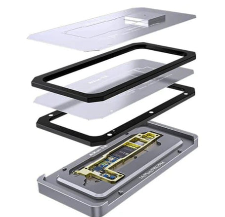 AiXun Z14 4-in-1 Motherboard Middle Frame Planting Tin Stand for iPhone 14 / 14 PL / 14 P / 14PM