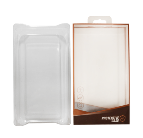 Clear Protective Packaging Box (Large Size/Pack of 50pcs)(BROWN) (Only Ground Shipping)