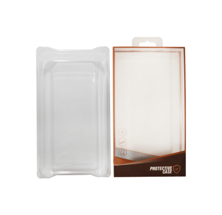 Clear Protective Packaging Box (Small Size/Pack of 50pcs)(BROWN) (Only Ground Shipping)