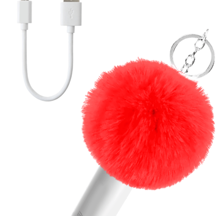 Bytech 2200mAh Pom Pom Power Bank - RED (Only Ground Shipping)