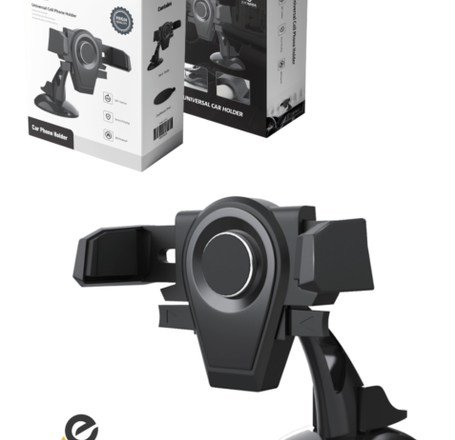 EVOGERA Universal Car Phone Mount Fingerprint Clamp (Only Ground Shipping)