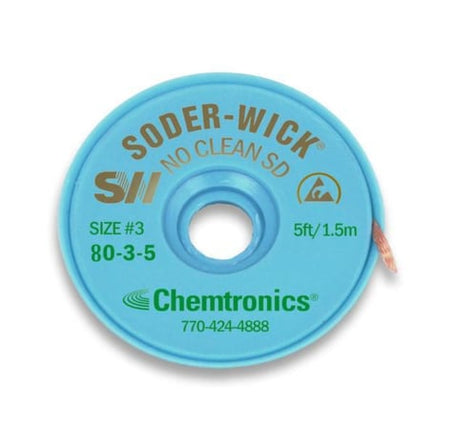 Chemtronics SW18035 Solder Wick (2mm Wide : 1.5m Long)