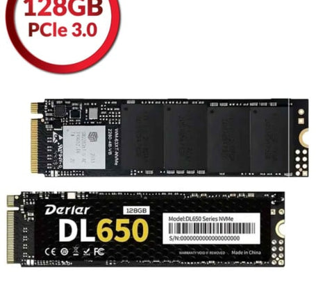 Derlar M.2 NVME PCIe 3.0 2280 128GB SSD Solid State Drive