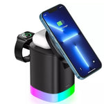 3 in 1 Wireless Charging Dock - BLACK