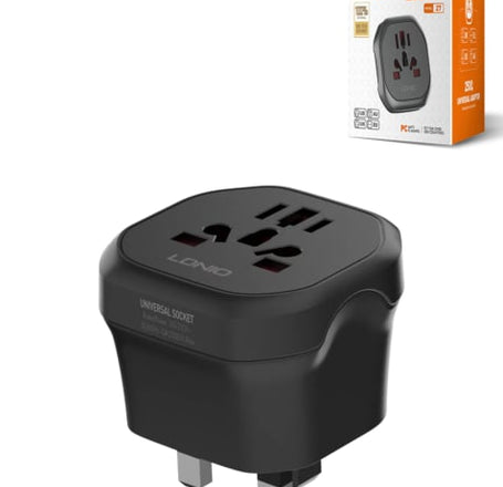 LDNIO Z7 Power Strip Travel Adapter UK to US/EU/AU (Only Ground Shipping)