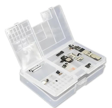 Double-Layer PVC Component Storage Box for Phone IC Repair Parts