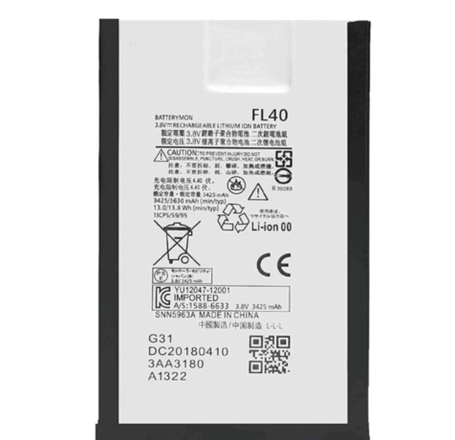 Replacement Battery for Motorola Moto Droid Maxx 2 / Motorola Moto X Play(FL40)