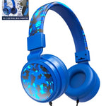 Gabba Goods Kids SafeSounds Tunes Ear Headphones- BLUE CAMO