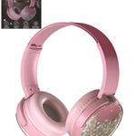 Glitter Bluetooth Headphones - PINK (Only Ground Shipping)