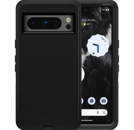 Google Pixel 8 Pro Heavy Duty Case - BLACK (Only Ground Shipping)