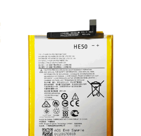 Replacement Battery for Motorola Moto E4 Plus (XT1774 / 2017) / Moto E5 Plus (XT1924 / 2018) / Moto E5 Supra (XT1924-6 / 2018) / One (XT1941 / 2018) (HE50)