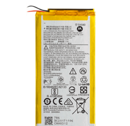 Replacement Battery for Motorola Moto X4 (XT1900 / 2017) (HX40)