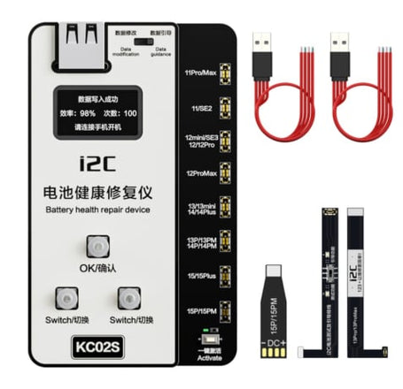 i2C KC02S Battery Health Recovery Device Activation Instrument for iPhone 11 to 15 Pro Max