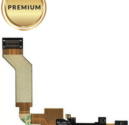 Charging Port Flex Cable for iPhone 4S (BLACK) (Premium)