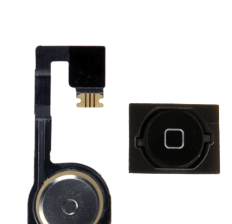 Home Button Flex Cable for iPhone 4S (BLACK)